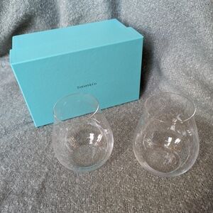 Tiffany & Co. Crystal Glass Pair
